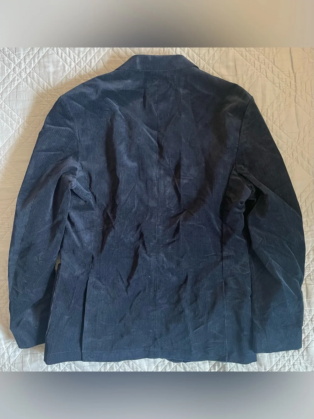 J. CREW Ludlow Slim-fit suit jacket in Italian navy corduroy Size 38 S CL278